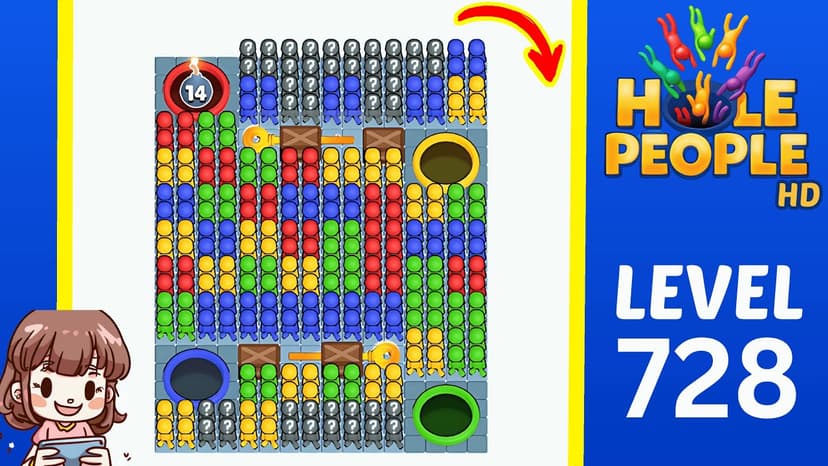 Hole People level 728